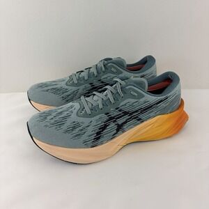 ASICS Men's Novablast 5 Running Shoes Size 9.5 Blue Orange Athletic Sneakers